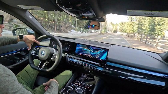 Video: 2024 BMW i5 eDrive40 Driving Video