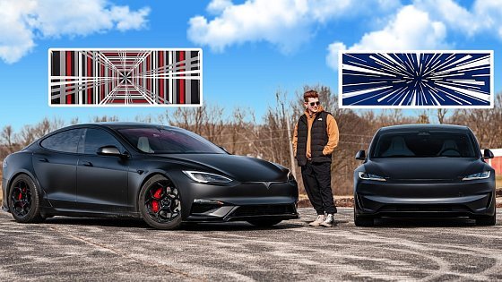 Video: The Choice is Easy! NEW Tesla PLAID vs Model 3 Performance
