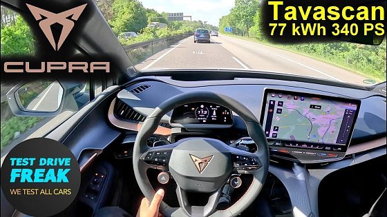 Video: 2025 Cupra Tavascan VZ 4Drive 340 PS ⚡ Top Speed POV Drive | Autobahn No Speed Limit