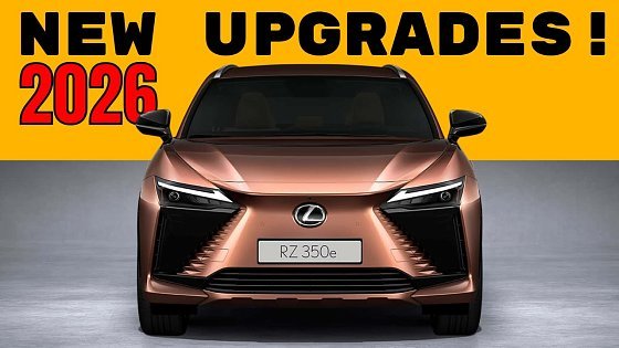 Video: 2026 Toyota bZ4X & Lexus RZ – Massive Upgrades! More Range & Power!