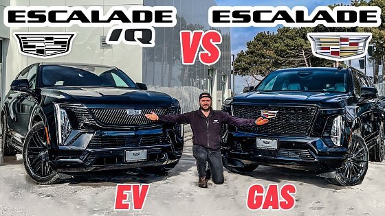 Video: EV vs Gas SHOWDOWN! Cadillac Escalade IQ vs Cadillac Escalade SUV Comparison - Which One Is Better?