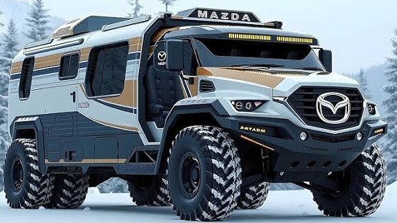Video: Mazda Goes Wild: 2026 6x6 Camper Van Is an Off-Grid Dream Machine