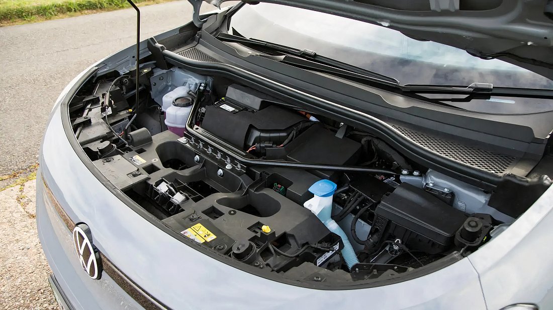 Volkswagen ID.4 Pro (2022-2024) передний багажник (frunk), под капотом, место для хранения, груз, вместимость, дополнительное пространство