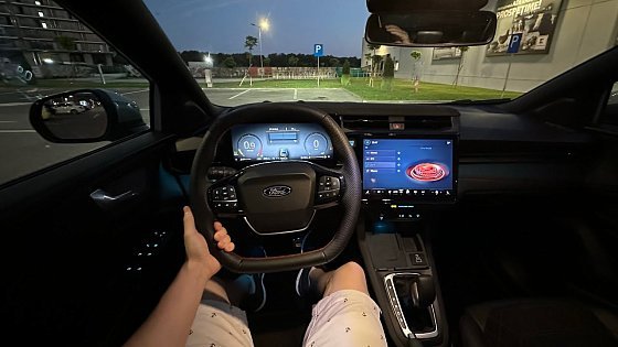 Video: Driving New Ford Puma 2025 at Night - No Comment