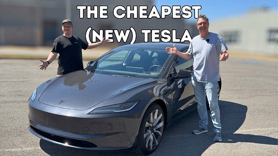 Video: This is the Cheapest New Tesla You Can Buy! 2026 Tesla Model 3 RWD (Standard) First Drive and Review