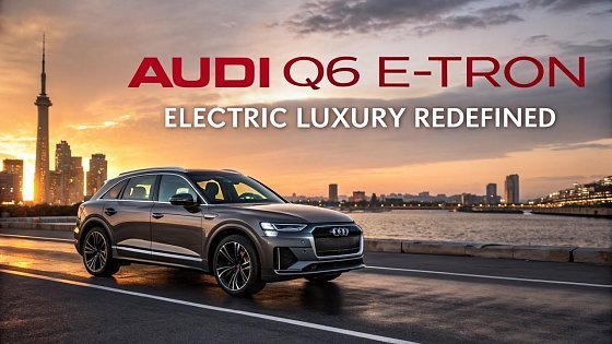 Video: Introducing the All-New Audi Q6 e-tron: The Future of Electric Luxury