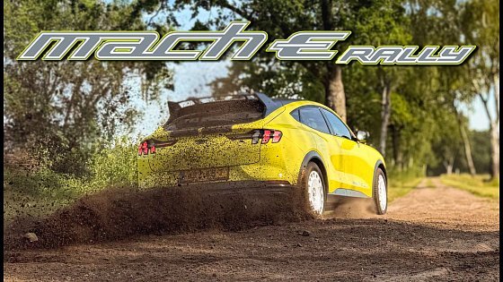 Video: FORD MUSTANG MACH-E RALLY is SO MUCH FUN! REVIEW on ROAD & DIRT