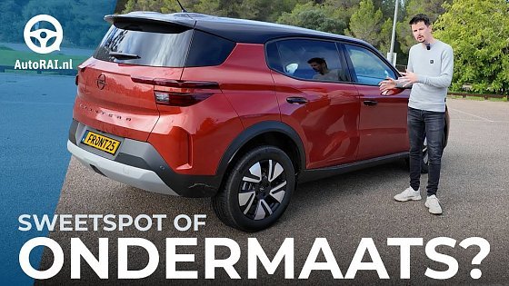 Video: Opel Frontera Electric (2025): een interessante familie-SUV? - REVIEW - AutoRAI TV