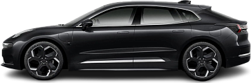 Side view photo of Zeekr 001 Performance AWD (2023-…) on transparent background