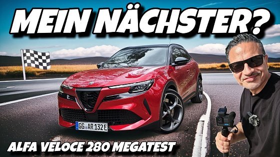 Video: Alfa Romeo Veloce mit 280 PS im Megatest. Reichweite Ladezeit Fahrwerk Software uvm im Test.