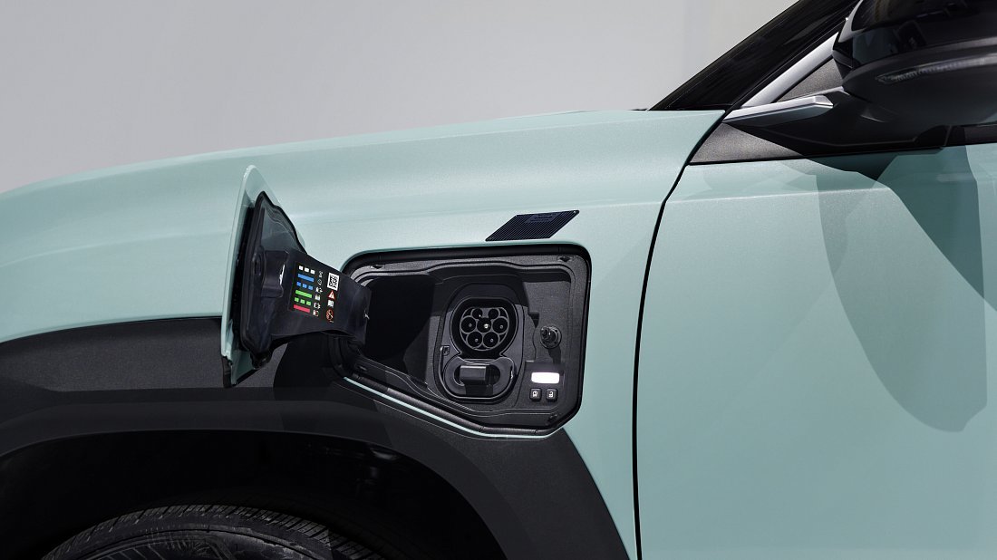 Renault 4 E-Tech EV40 120hp (2025-...) порт для зарядки (Европа), зарядка, разъем, штекер, коннектор