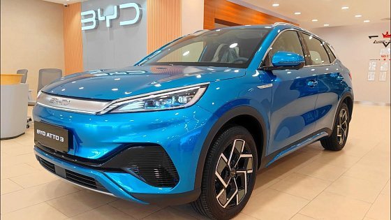 Video: First Look ! BYD Atto 3 EV - Luxury SUV | Blue Color
