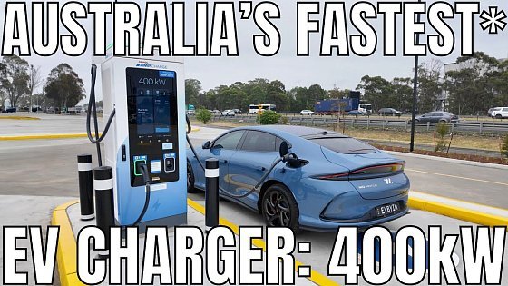 Video: Australia's Fastest* EV Charger: 400kW Real World Test with IM5 by MG