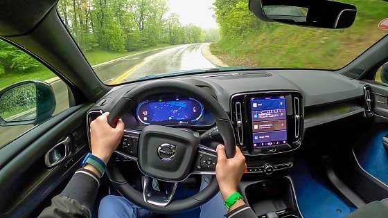 Video: 2022 Volvo C40 Recharge Twin Ultimate - POV First Drive (Binaural Audio)