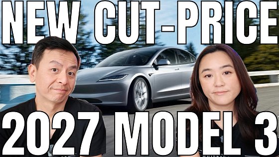 Video: New 2027 Tesla Model 3 Rear Wheel Drive Entry Level Spec Walkthrough