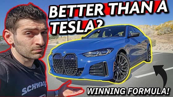 Video: The 2024 BMW i4 M50 is a QUICKER & MORE AFFORDABLE BMW M4 but is it BETTER than a Tesla Model 3?
