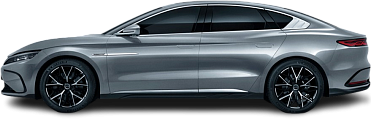Side view photo of BYD Han AWD (2023-…) on transparent background