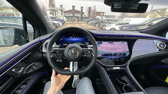 Video: 2023 Mercedes EQS SUV 580 Test Drive POV | Ambience Binaural Sound