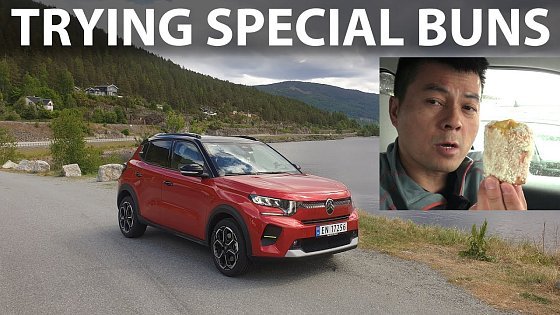 Video: Road trip to Geilo with Citroen e-C3 to try the viral "Betongbolla" copy