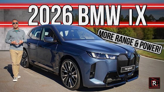 Video: The 2026 BMW iX Is A More Comfortable & Road Trip Ready Luxury SUV