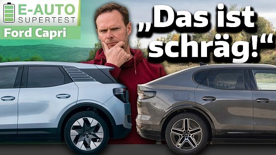 Video: Nach 10.000km: Ist der Ford Capri besser als der Explorer? E-Auto Supertest mit Alex Bloch