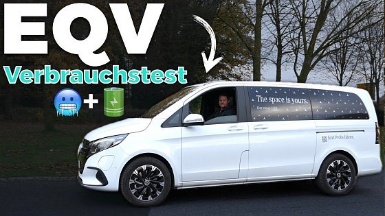 Video: Elektro + Kälte: Wie viel verbraucht der EQV Auf 100km?