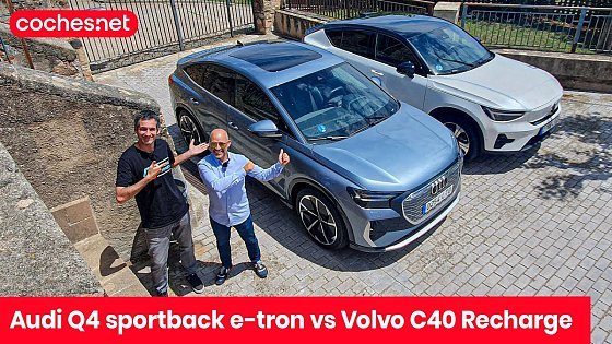 Video: Audi Q4 Sportback e-tron vs Volvo C40 Recharge | Prueba / Test / Review en español | coches.net