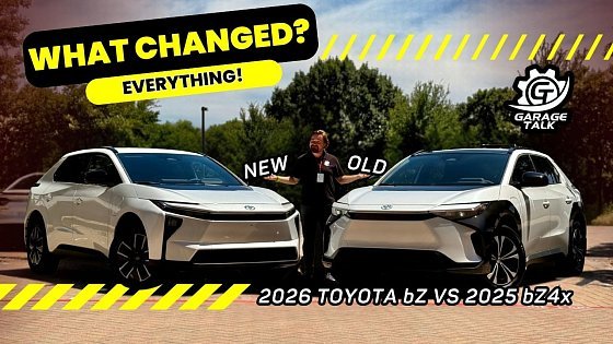 Video: 2026 Toyota bZ vs 2025 bZ4X // What All Has Changed?