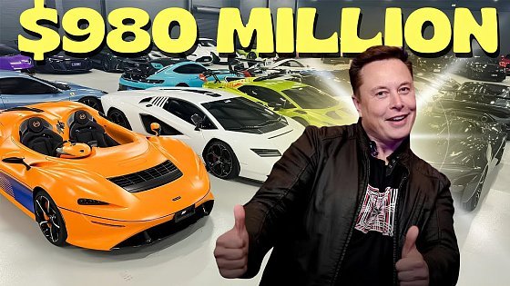 Video: Elon Musk's CRAZY $980 Million Car Stash Revealed!
