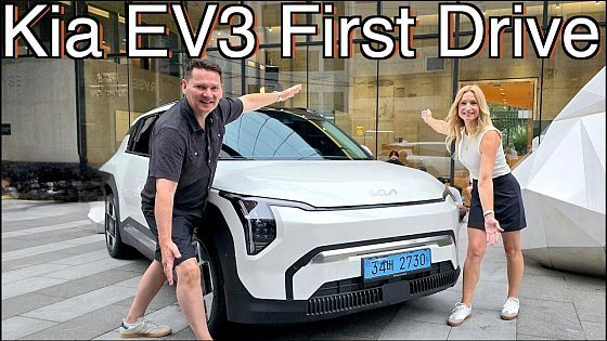 Video: Kia EV3 First drive from S. Korea! // Is this the the affordable EV?