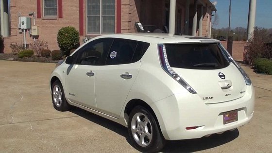 Video: HD 2011 NISSAN LEAF SL ZERO EMISSION ELECTRIC CAR USED FOR SALE SEE WWW.SUNSETMILAN.COM WHITE