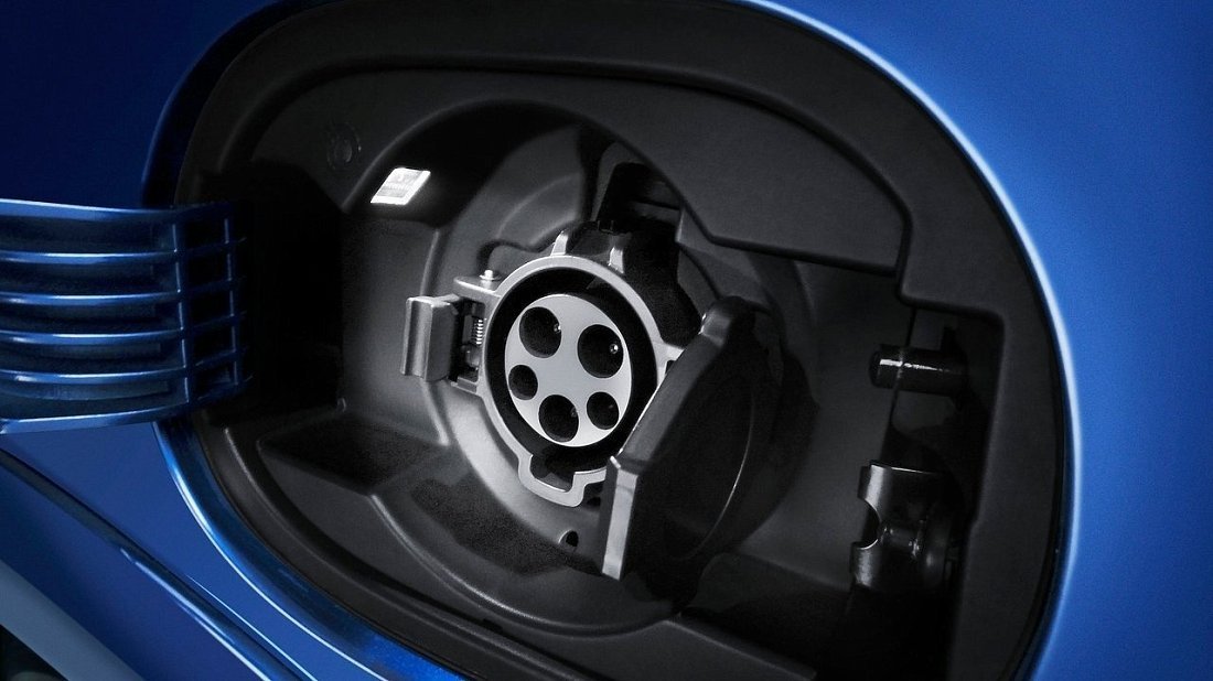 Honda Fit EV (2013-2015) порт для зарядки (США), зарядка, разъем, штекер, коннектор