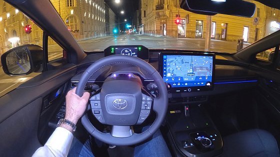 Video: New TOYOTA C-HR+ 2026 (Europe) - NIGHT POV test drive & REVIEW (FWD 77 kWh)