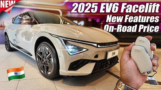 Video: 2025 Kia EV6 Facelift GT Line India | ₹ 71 Lakh Kia | New Features & Design