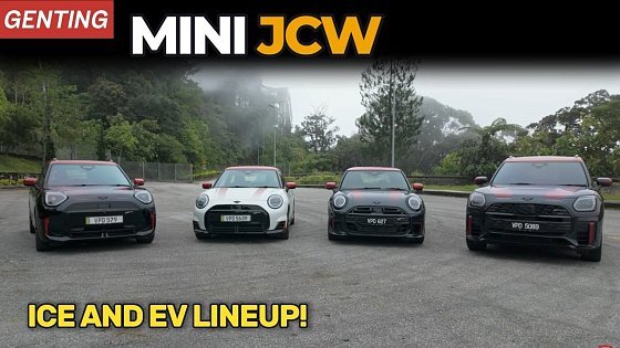 Video: MINI John Cooper Works (JCW) Lineup on Genting! | YS Khong Driving