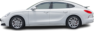 Side view photo of GWM ORA 07 GT (2024-…) on transparent background