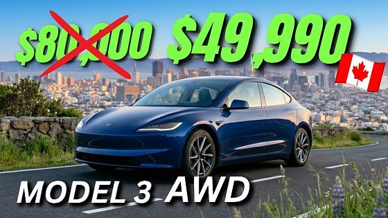 Video: Tesla Just Flipped the Market (The $36k Model 3 AWD Americans CAN'T Buy)
