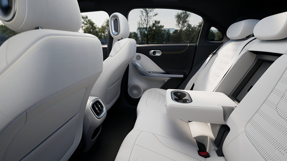 Smart #1 Premium (2023-…) задние сиденья, пассажирские сиденья, пространство для ног, пространство над головой, интерьер