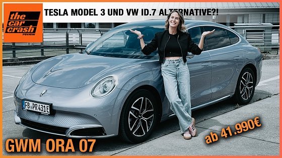 Video: GWM ORA 07 im Fahrbericht (2024) Echte Tesla Model 3 und VW ID.7 Alternative?! Review | Test | Preis