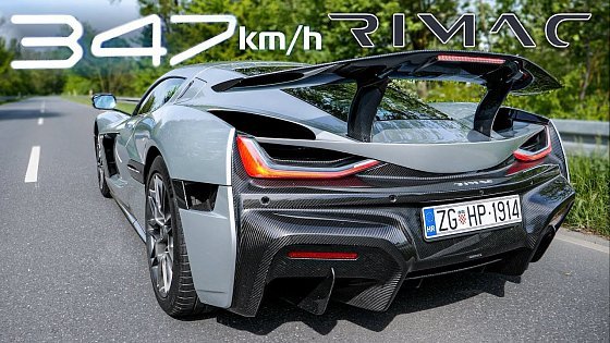 Video: RIMAC Nevera (1900hp) | Brutal 100-200 km/h accelerations? | Automann in 4K