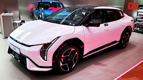 Video: New 2026 KIA EV4 GT-line Long Range, Snow White Pearl : 4K Exterior & Interior Detail Cut #DCUT