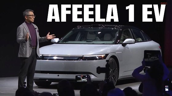 Video: AFEELA 1 EV By Sony Revealed at CES 2025