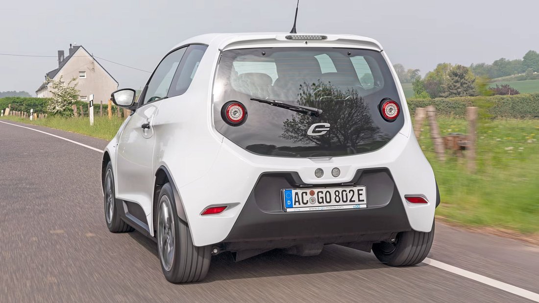 e.Go Life 20 (2020-2022) задняя часть в три четверти, вид в три четверти, диагональ, экстерьер