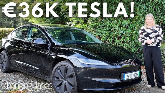 Video: The Cheapest Tesla Model 3 Could Be Ireland’s BEST Car | Review