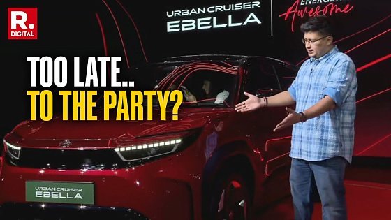 Video: Toyota Urban Cruiser Ebella EV First Look