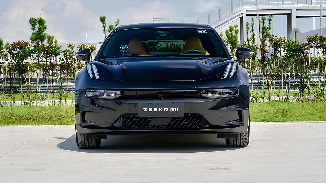 Zeekr 001 Performance AWD (2023-…) передняя часть, решетка радиатора, фары, бампер, экстерьер