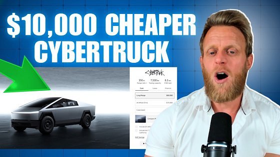Video: Tesla reveals $10,000 cheaper RWD long range Cybertruck
