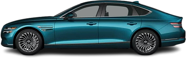 Side view photo of Genesis Electrified G80 AWD (2022-…) on transparent background