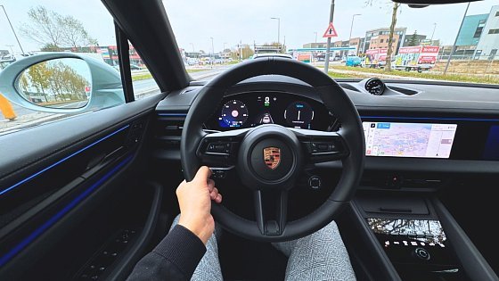 Video: New 2025 Porsche Macan 4 Electric | POV Test Drive & Review | 408 HP