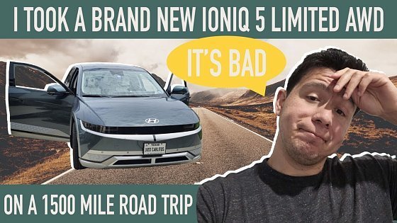 Video: I Took A Brand New Ioniq 5 Limited AWD On A 1500 Mile Road Trip. EVS ARE BAD?